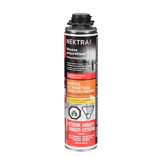 Mousse isolante expansion minimale 584 g NEKTRA PRO