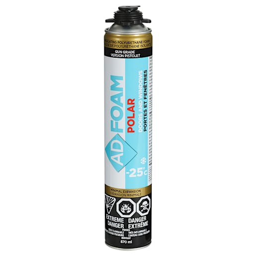 Mousse isolante portes et fenêtres 870 ml