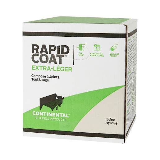 Extra-Light Rapid Coat Drywall Joint Compound 17 L (Beige)