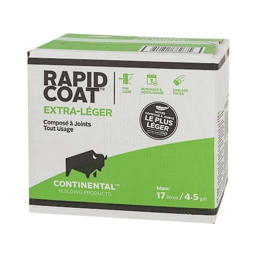 Composé à joints de gypse Rapid Coat extra-léger 17 L