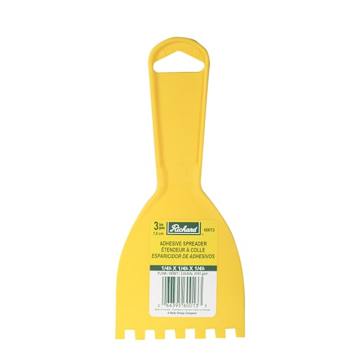 A. RICHARD Adhesive Spreader - 1/4 in. x 3 in.