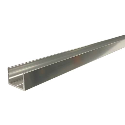 U Chrome Moulding 5/8 po x 8 pi
