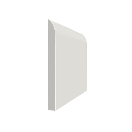 Plinthe unie en PVC 5/16 po x 3 1/8 po x 8 pi