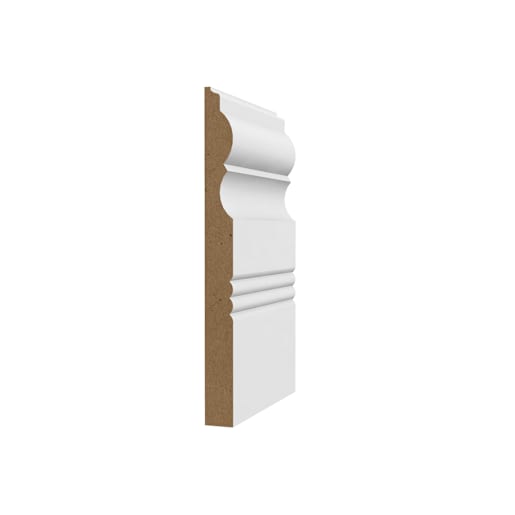 Victorian Wood Fibre Baseboard 5/8 in. x 6 1/2 in. x 8 ft.