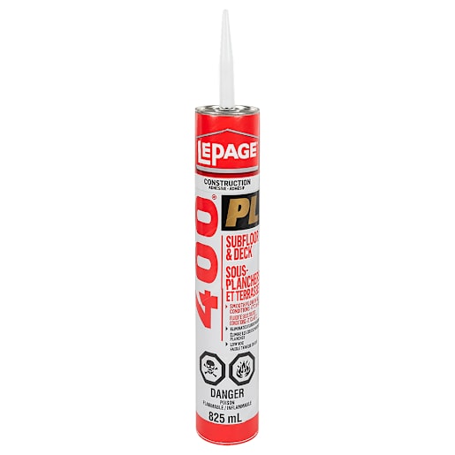 LEPAGE PL-400 Adhesive for Sub-Floor and Deck - 825 ml