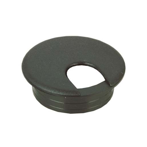 Plastic Round Grommet 2 3/8 in. Black