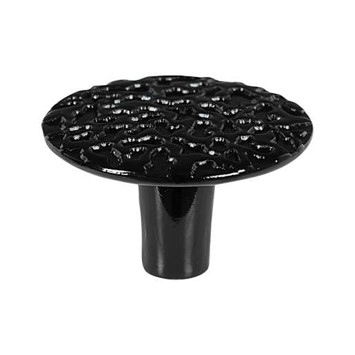 Provence Metal Cabinet Knob Black 27 mm