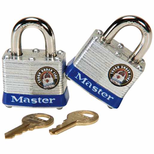 Identical Padlocks 1 9/16 in. Pkg/2