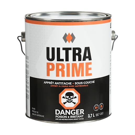 Apprêt antitache & sous-couche à l'huile UltraPrime intérieur et extérieur 3,7 L