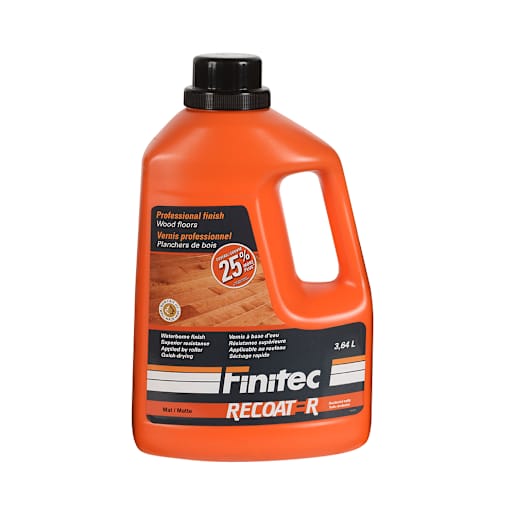 Vernis professionnel pour planchers Recoater mat 3,64 L