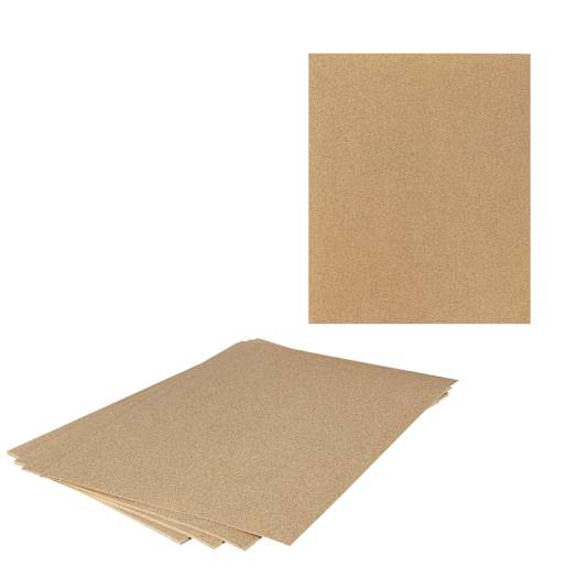 Papiers sablés d'oxyde d'aluminium 9 po x 11 po grain 150 Pqt/25