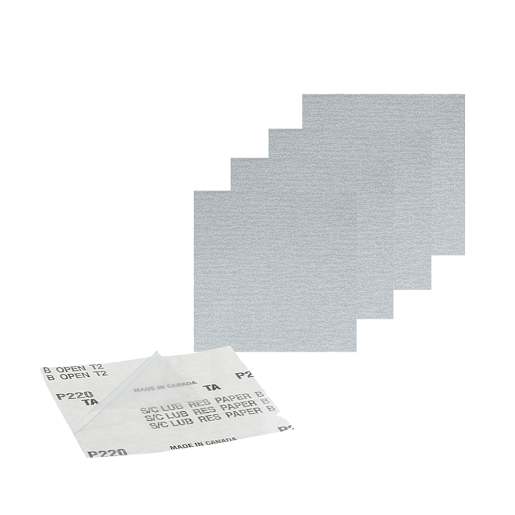 Papiers sablés pour ponceuses orbitales grain 220 Pqt/5