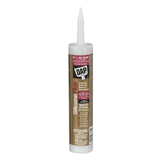 Silicone Plus Kitchen and Bath Sealant Clear