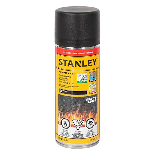 Peinture antirouille Rustmax XT haute température noir mat 340 g