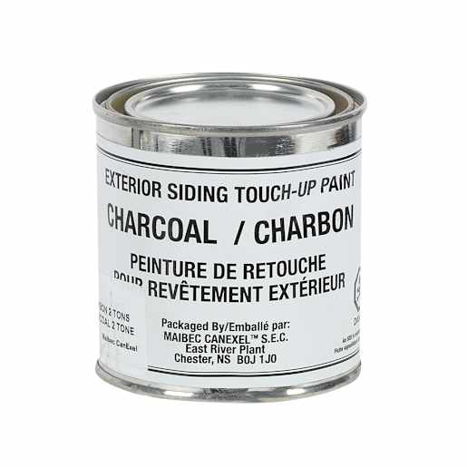 Peinture de retouche pour revêtement extérieur charbon 284 ml