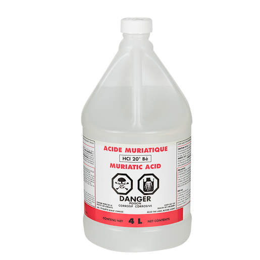 Muriatic Acid (Hydrochloric) 4 L