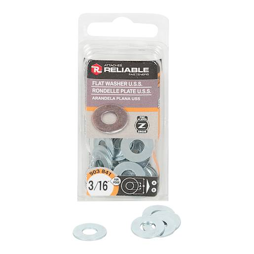 Flat Washers 3/16 in. Pkg/25