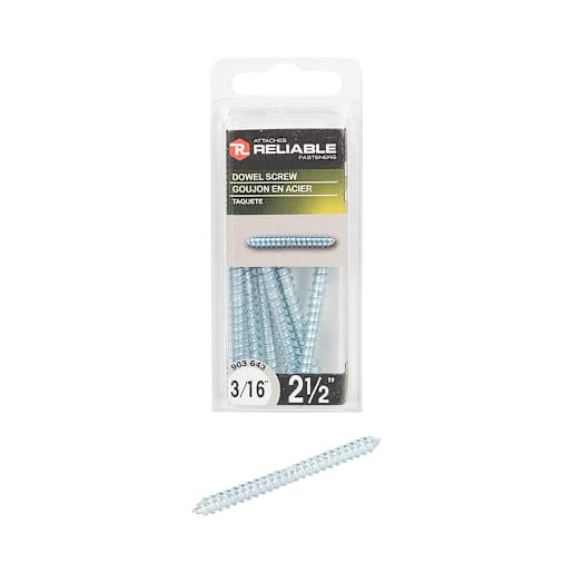 Steel Newel Fasteners 3/16 in. x 2 1/2 in. Pkg/6