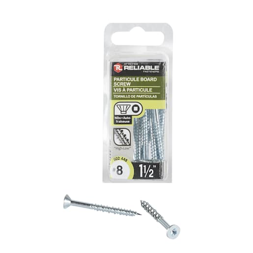 Particle Screws 1-1/2 in. n° 8 Pkg/14