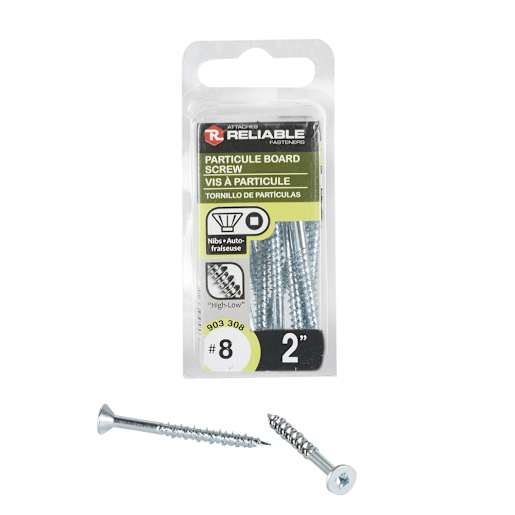 Particle Screws 2 in. n° 8 Pkg/10