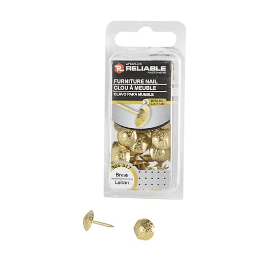 RELIABLE FASTENERS Furniture Nails 7/16 in. x 1/2 in. Pkg/40