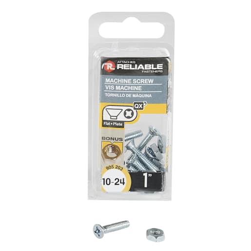 Machine Bolts 10-24 x 1 in. Pkg/10