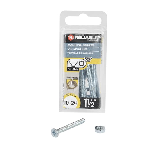 Machine Bolts 10-24 x 1 1/2 in. Pkg/8