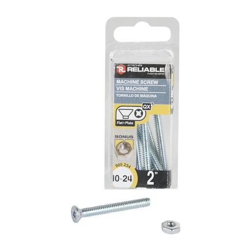 Machine Bolts 10-24 x 2 in. Pkg/8