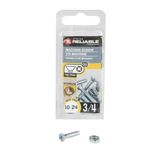Machine Bolts 10-24 x 3/4 in. Pkg/10
