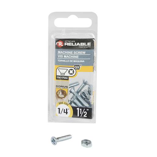 Machine Bolts 1/4-20 x 1 1/2 in. Pkg/6