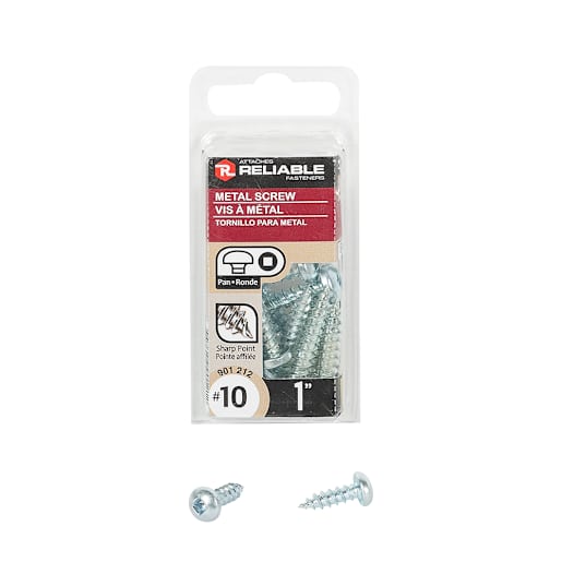 Metal Screws 1 in. n° 10 Pkg/14