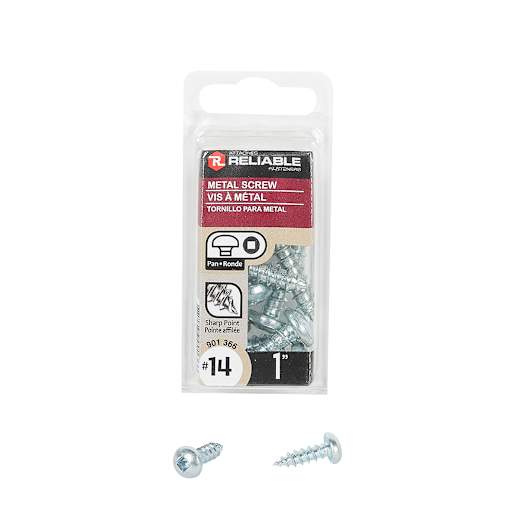 Metal Screws 1 in. n° 14 Pkg/8
