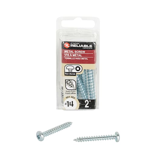 Metal Screws 2 in. n° 14 Pkg/5