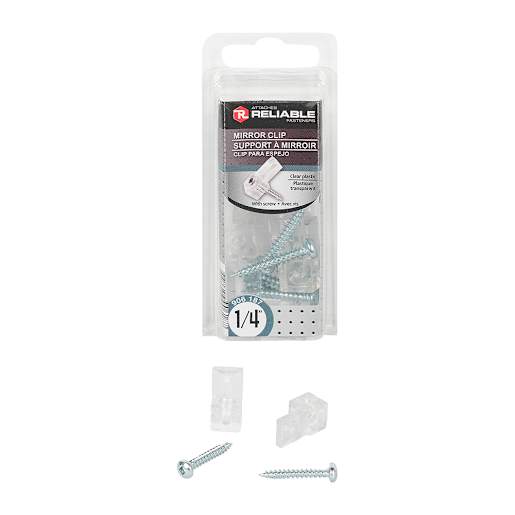 Supports pour miroir 1/4 po Pqt/8
