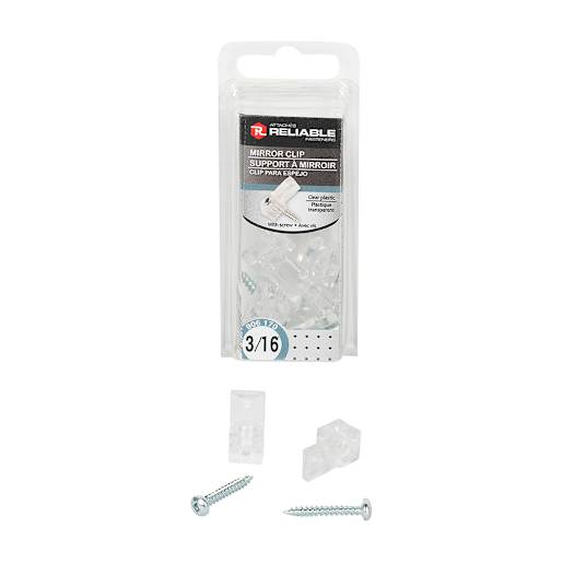 Supports pour miroir 3/16 po Pqt/8
