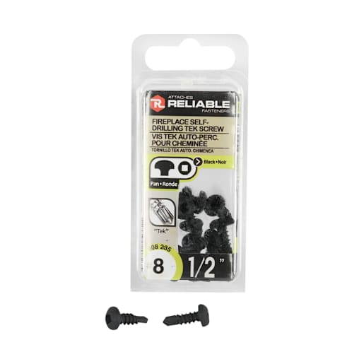 Self-Drilling Metal Screws TEK 1/2 in. n° 8 Pkg/15