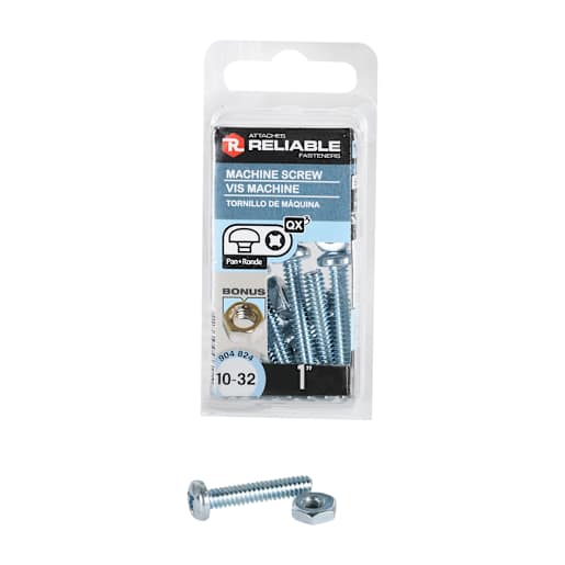 Machine Bolts 10-32 x 1 in. Pkg/10