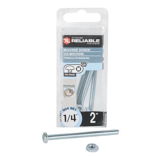 Machine Bolts 1/4-20 x 2 in. Pkg/5