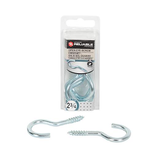 2 3/4 in. Screw Hook Pkg/4