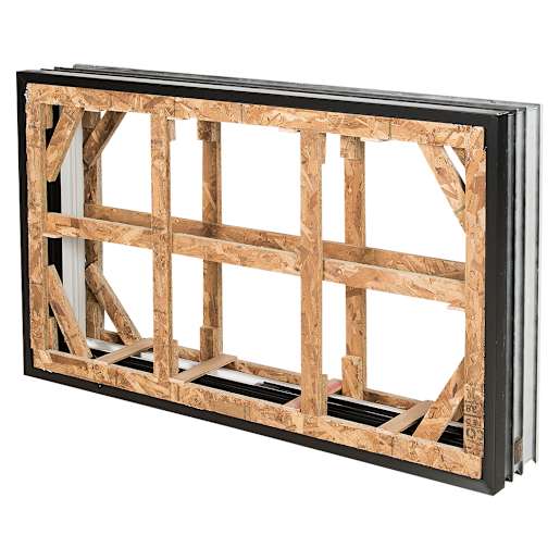 Cadre pour fenêtre de fondations (2 sections) 56 po x 32 po x 8 po