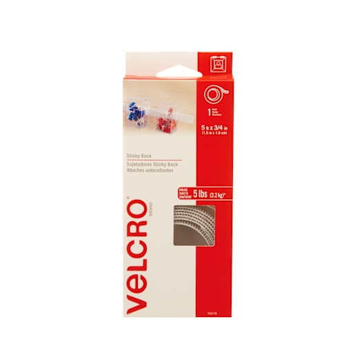 VELCRO® Sticky Back Adhesive Strap 3/4 in. x 5 ft.