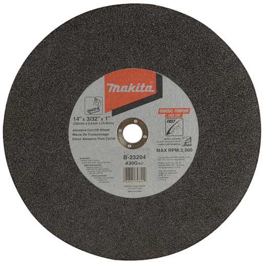 MAKITA Metal Cutting Wheel 14 in.