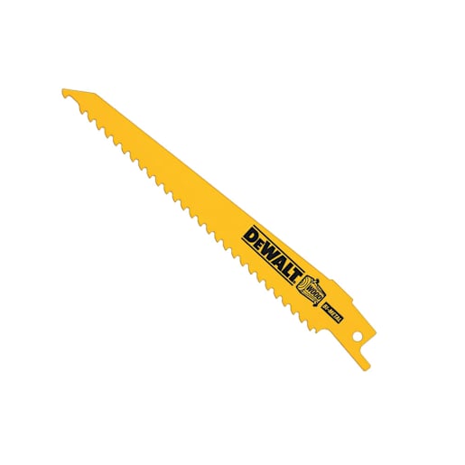 DEWALT Wood Reciprocating Saw Blade 6 in.  (6 TPI)