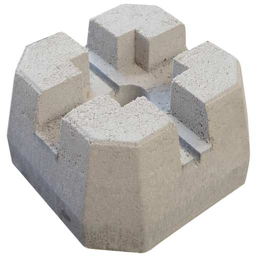 Base en béton Patio bloc 4x4