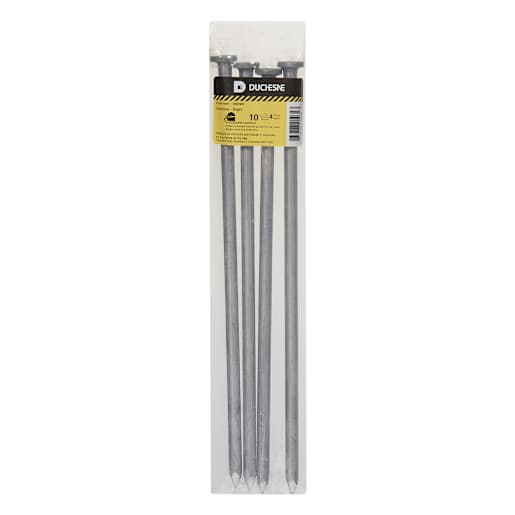Hot Galvanized Common Nails 10 in. Pkg/4