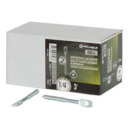Acoustical Eye Lag Screws Pkg/50