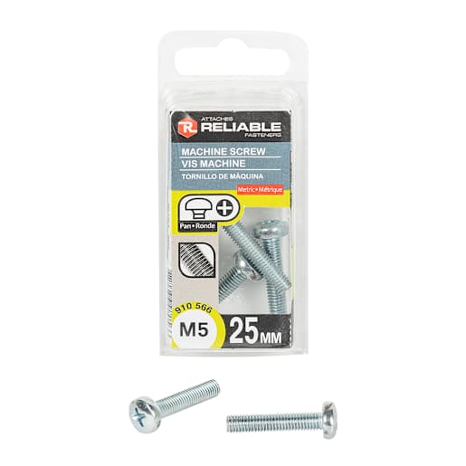 Machine Bolts M5, 25 mm Pkg/5
