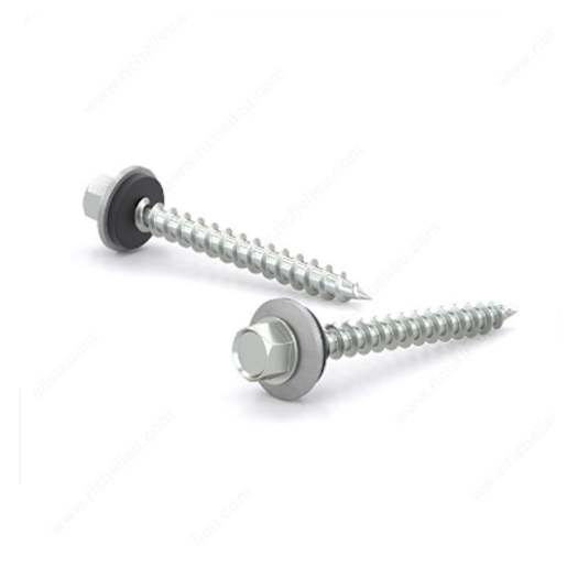 2 in., n° 9 Galvanized Sheet Metal Screws Box of 500