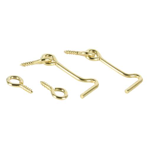 2 in. Gate Hooks & Eyes Pkg/2