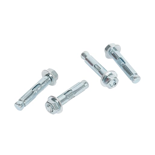 Douille d'ancrage pour béton 3/8 po x 1 7/8 po Pqt/2